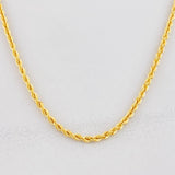 Cadena Lazo 3.9g / 60cm / 2.2mm Oro Amarillo 18K