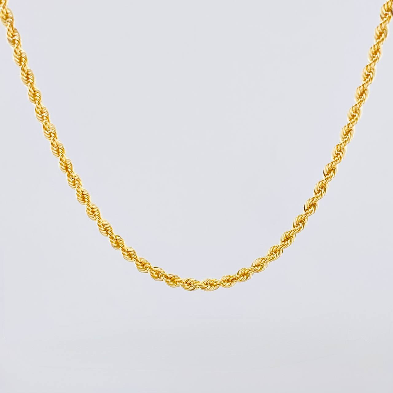 Cadena Lazo 3.9g / 60cm / 2.2mm Oro Amarillo 18K