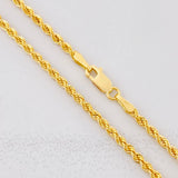 Cadena Lazo 3.9g / 60cm / 2.2mm Oro Amarillo 18K