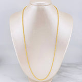 Cadena Lazo 3.9g / 60cm / 2.2mm Oro Amarillo 18K