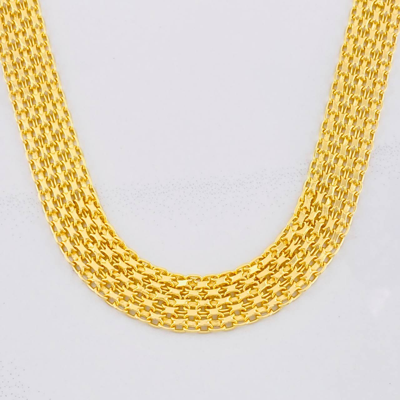 Cadena China 43.6g / 50cm / 11.3mm Oro Amarillo 18K
