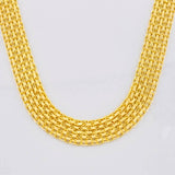 Cadena China 43.6g / 50cm / 11.3mm Oro Amarillo 18K