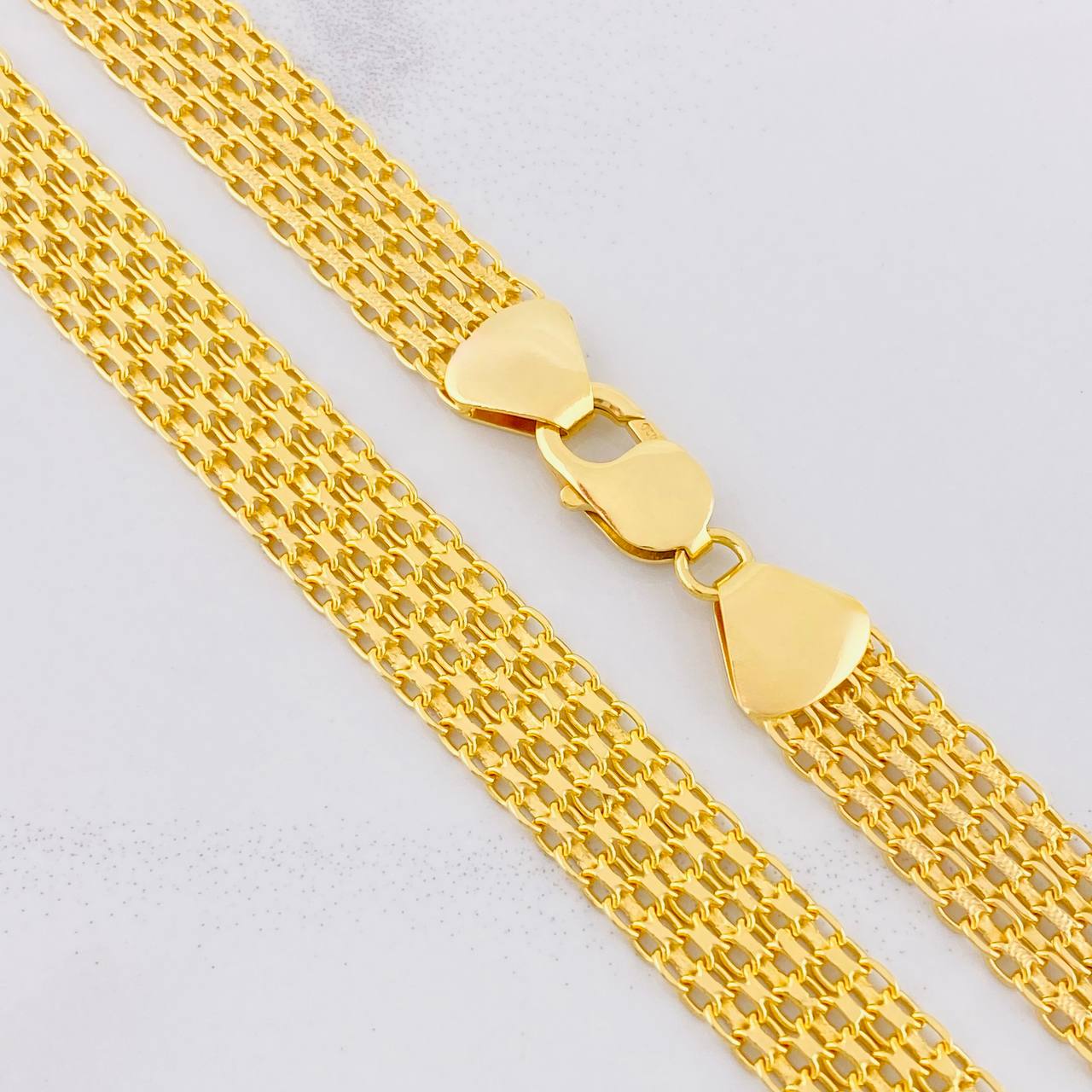Cadena China 43.6g / 50cm / 11.3mm Oro Amarillo 18K
