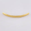 Herraje Tubular Diamantado 0.3 g / 4.2 cm Oro Amarillo 18K