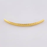 Herraje Tubular Diamantado 0.3 g / 4.2 cm Oro Amarillo 18K