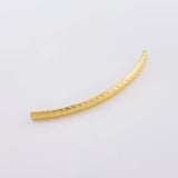 Herraje Tubular Diamantado 0.3 g / 4.2 cm Oro Amarillo 18K