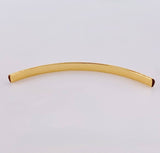 Herraje Tubular Diamantado 0.3 g / 4.2 cm Oro Amarillo 18K