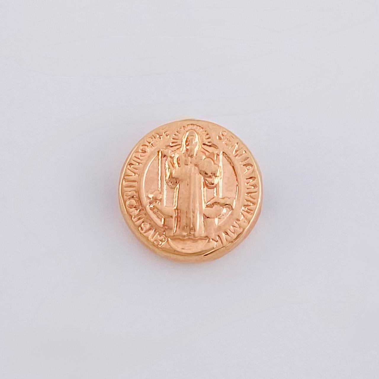 Herraje San Benito 0.4 g / 1 cm Oro Rosa 18K