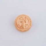 Herraje San Benito 0.4 g / 1 cm Oro Rosa 18K