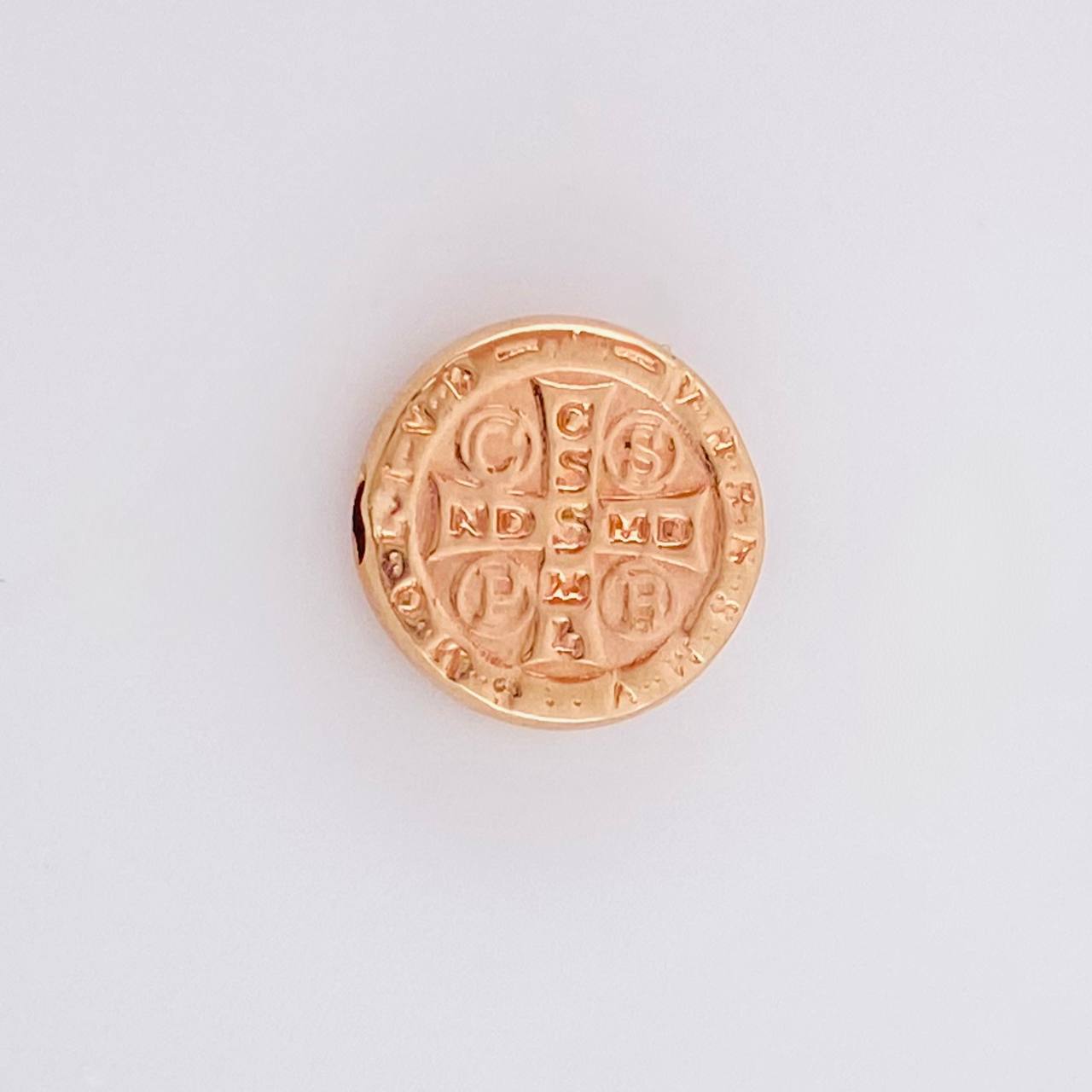 Herraje San Benito 0.4 g / 1 cm Oro Rosa 18K
