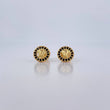 Topos Medusa 1.15gr / Circones Negros Oro Amarillo 18K $