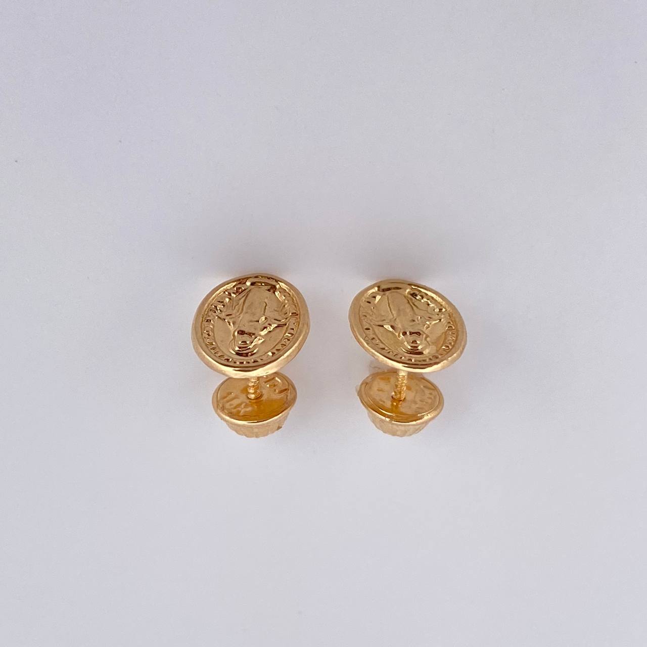 Topos Virgen Milagrosa 0.7gr / Oro Amarillo 18K $
