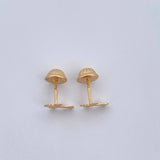 Topos Cruz 0.5gr / Diamantados Oro Amarillo 18K $