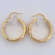 Candongas Semi 5.1gr / 2.5cm / Oro 18K $