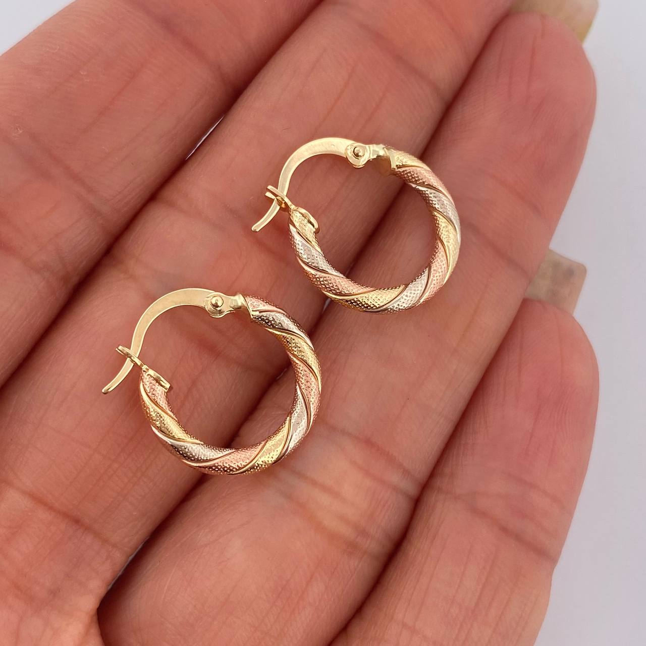 Candongas Lula 1.35gr / 1.8cm / Oro 18K $