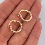 Candongas Lula 1.35gr / 1.8cm / Oro 18K $