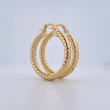 Candongas Zion 2.8gr / 3.8cm / Oro 18K $
