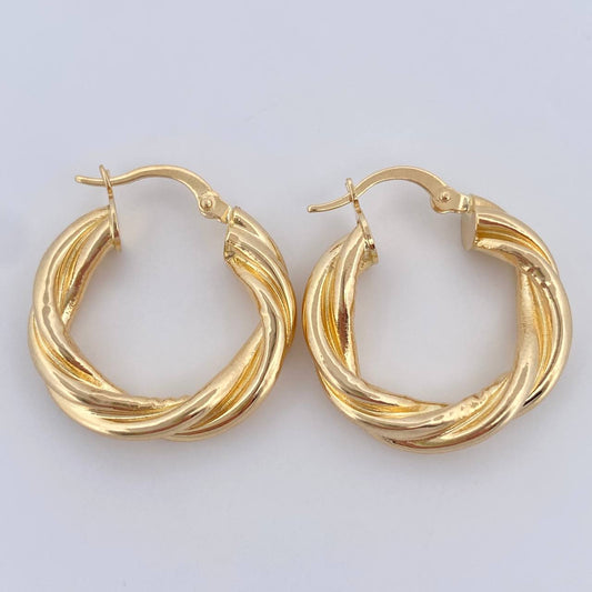 Candongas Moni 3.6gr / 2.3cm / Oro 18K $