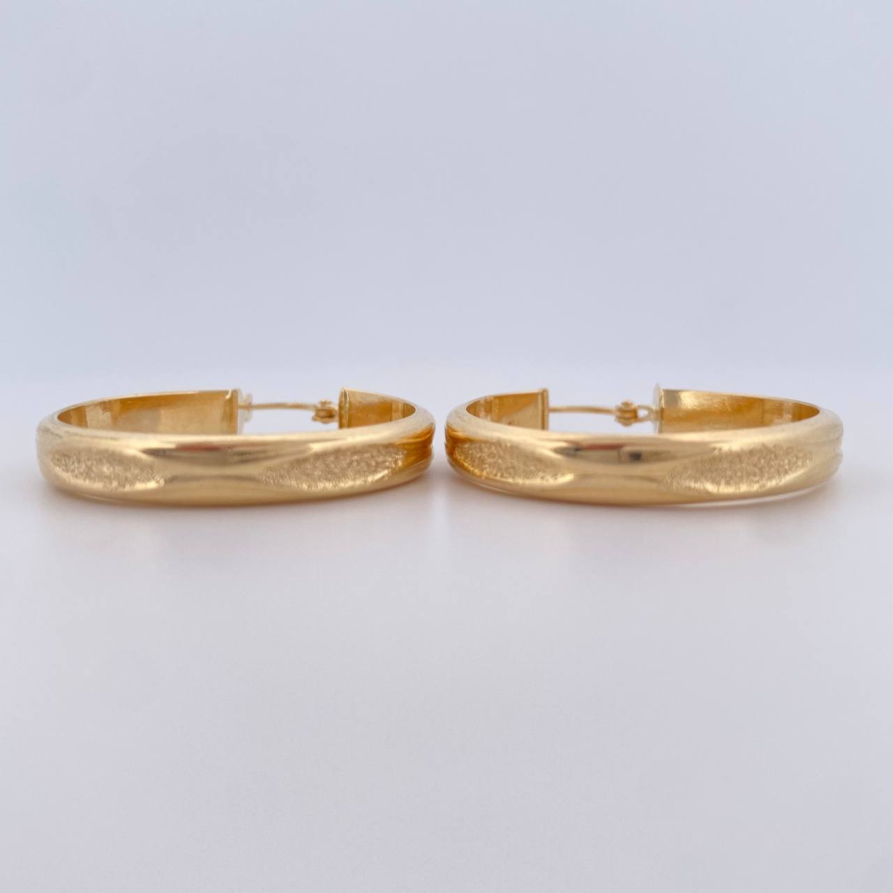 Candongas Lucero 3.65gr / 3.3cm / Oro 18K $