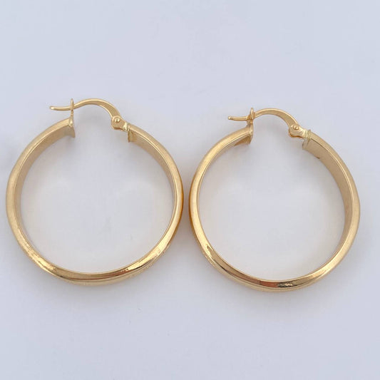 Candongas Lucero 3.65gr / 3.3cm / Oro 18K $