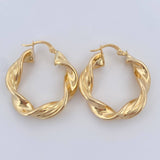 Candongas Nico 4.85gr / 3cm / Oro 18K $