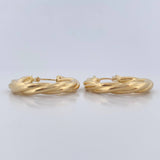 Candongas Tere 3.75gr / 2.8cm / Oro 18K $