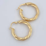 Candongas Tere 3.65gr / 2.8cm / Oro 18K $