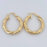 Candongas Tere 3.65gr / 2.8cm / Oro 18K $
