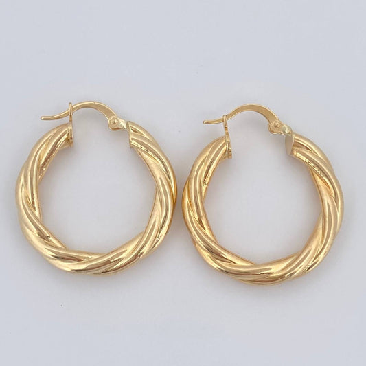 Candongas Tere 3.75gr / 2.8cm / Oro 18K $