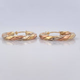 Candongas Nely 2.15gr / 2.5cm / Oro 18K $