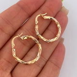 Candongas Nely 2.15gr / 2.5cm / Oro 18K $