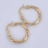 Candongas Axel 2.05gr / 2.3cm / Oro 18K $