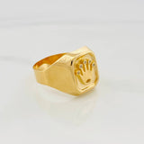 Anillo Corona 3.55 g / T10 1/2 Oro Amarillo 18K