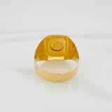 Anillo Cruz Clavo 3.45 g / T10 Oro Amarillo 18K