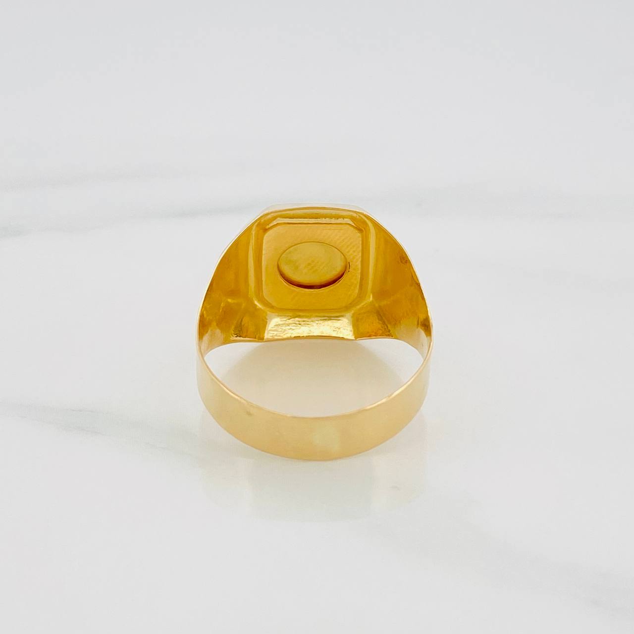 Anillo Cruz 3.95 g / T8 3/4 Oro Amarillo 18K