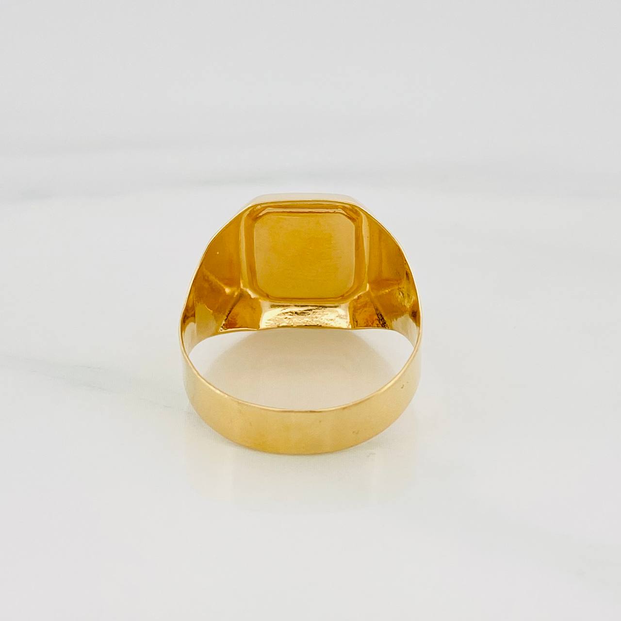 Anillo Virgen Del Carmen 3.55 g / T9 Oro Amarillo 18K