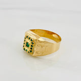 Anillo Crono Tempo 4.6 g / T10 1/4 Oro Amarillo 18K
