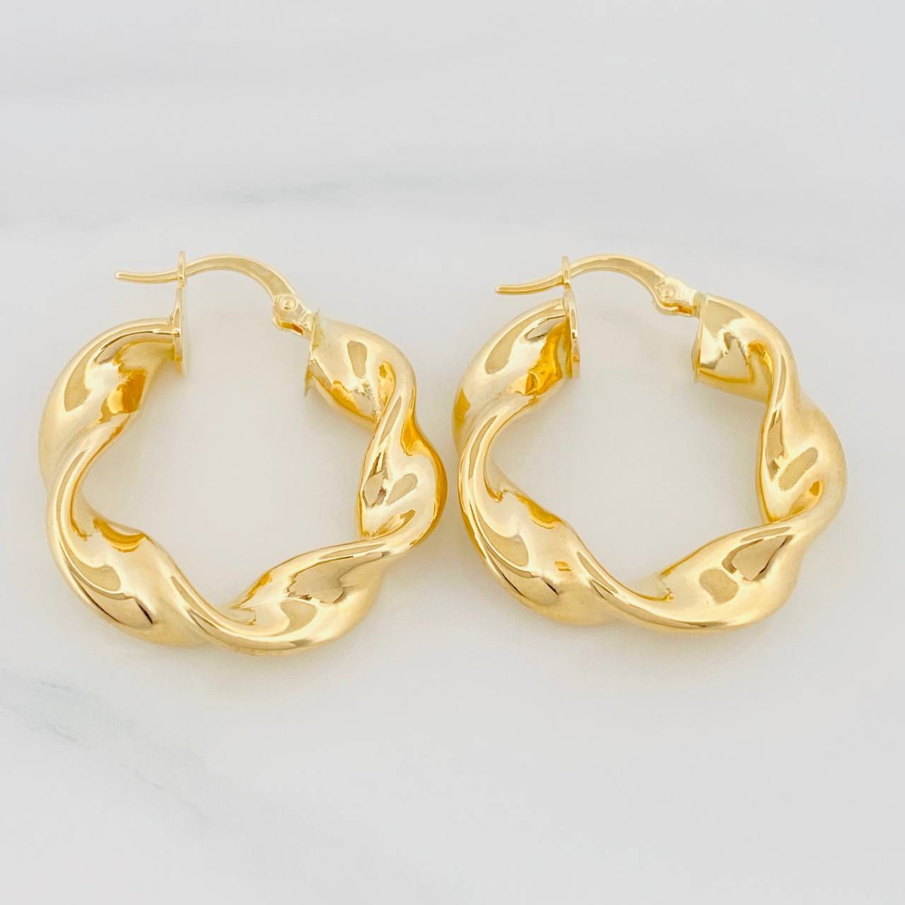 Candongas Demi 4.9 g / 3 cm Oro Amarillo 18K