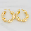 Candongas Demi 4.9 g / 3 cm Oro Amarillo 18K