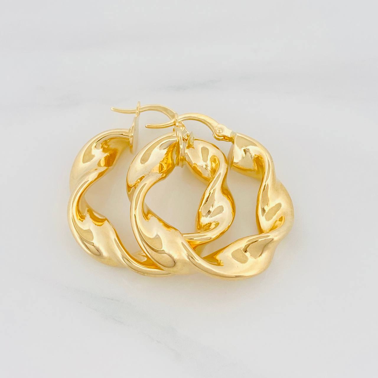 Candongas Demi 4.9 g / 3 cm Oro Amarillo 18K