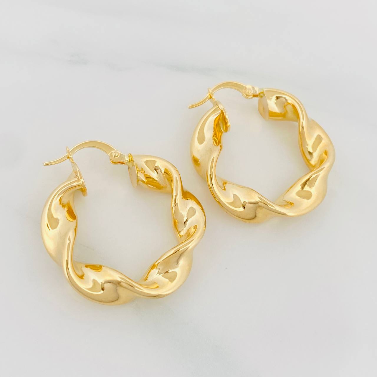 Candongas Demi 4.9 g / 3 cm Oro Amarillo 18K