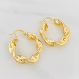 Candongas Demi 4.9 g / 3 cm Oro Amarillo 18K