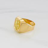 Anillo Virgen Del Carmen 3.55 g / T9 Oro Amarillo 18K
