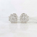 Topos Diamante Flush 1,04 Qts 2.1 g / 4 mm Oro Blanco 18K