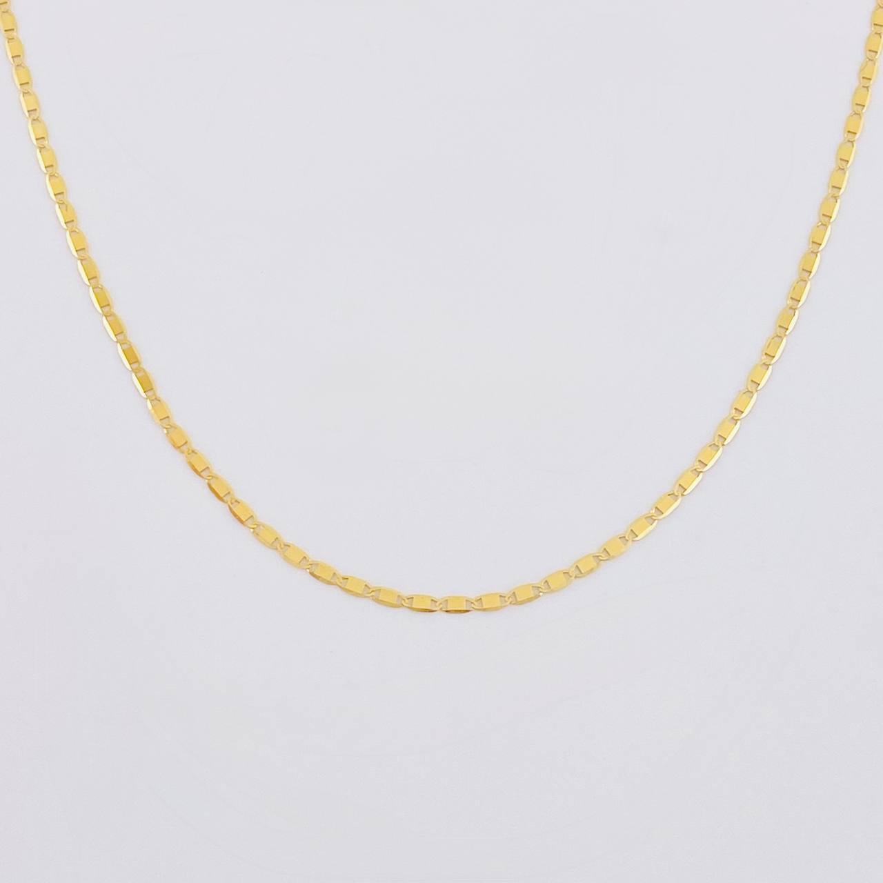 Cadena Plana 1.15 g / 50.2 cm / 1.25 mm Oro Amarillo 18K