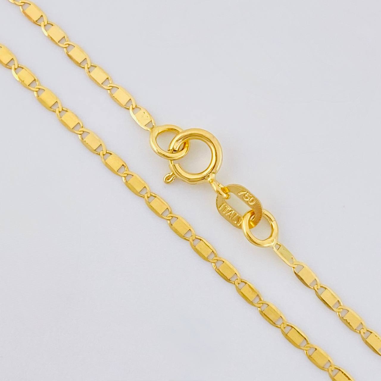 Cadena Plana 1.15 g / 50.3 cm / 1.25 mm Oro Amarillo 18K