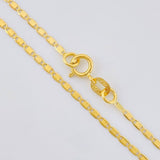 Cadena Plana 1.35 g / 50 cm / 1.25 mm Oro Amarillo 18K