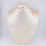 Cadena Plana 1.05 g / 45.3 cm / 1.25 mm Oro Amarillo 18K