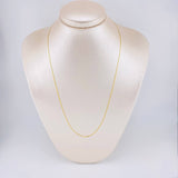 Cadena Plana 1.35 g / 50.3 cm / 1.25 mm Oro Amarillo 18K