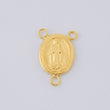 Herraje Crucero Virgen De La Milagrosa Marco 1 g / 2.2 cm Oro Amarillo 18K